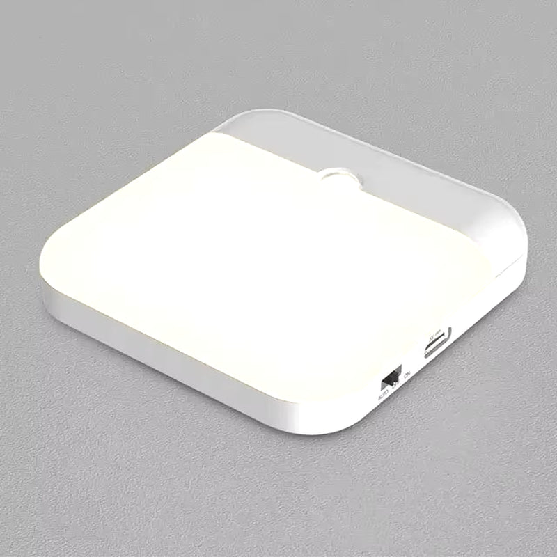 Wireless LED Motion Sensor Night Light - Rechargeable Type C - Ideal for Cabinets, Wardrobes, and Staircases