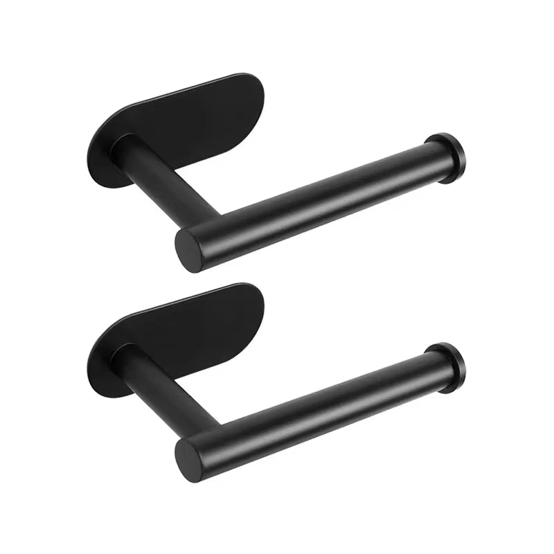 SUS304 Stainless Steel No-Drill Self-Adhesive Toilet Paper Holder for Bathroom and Kitchen