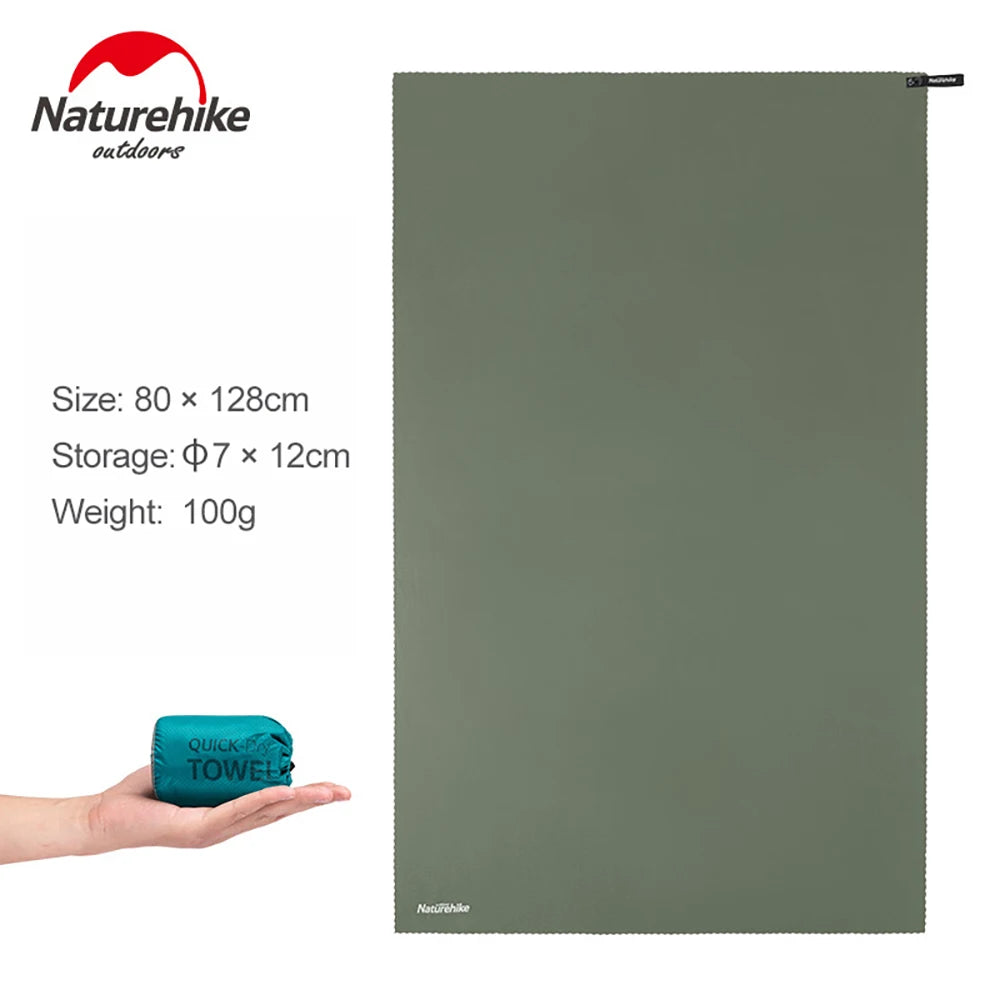Quick-Drying Absorbent Towel for Travel, Hiking, Swimming, and Yoga - Compact and Breathable Design