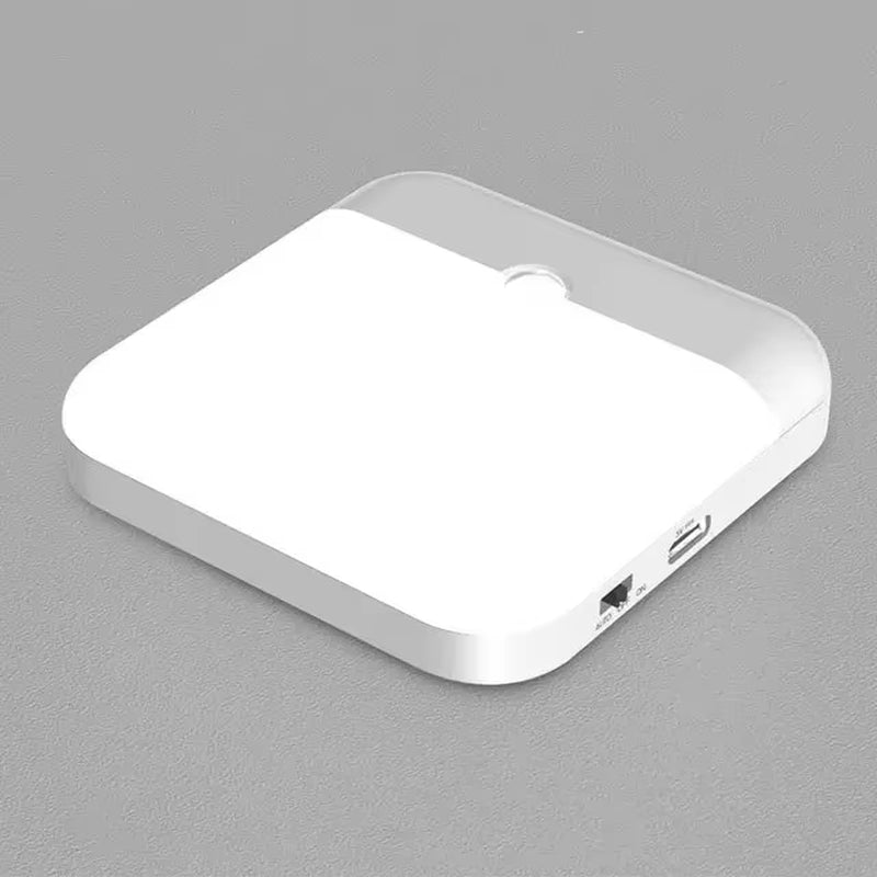 Wireless LED Motion Sensor Night Light - Rechargeable Type C - Ideal for Cabinets, Wardrobes, and Staircases