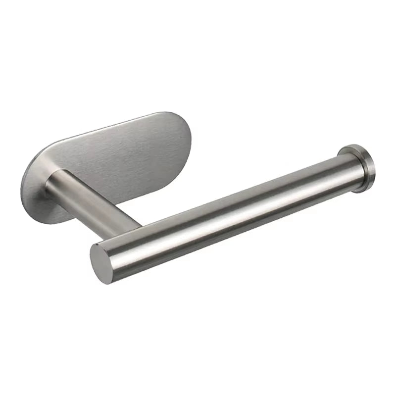 SUS304 Stainless Steel No-Drill Self-Adhesive Toilet Paper Holder for Bathroom and Kitchen